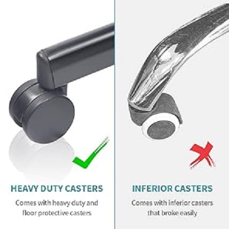 Mesh Office Chair,Ergonomic Office Chairs With Wheels,Adjustable Lumbar Support,Armrest,Headrest-Tilt High Back Desk Chair With Mute Wheel For Office, Home, Gaming