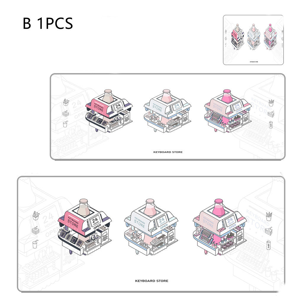 Personalized Minimalist Rubber Gaming Mouse Pad